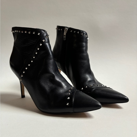 Marc Fisher Studded Leather Stiletto Boots - Picture 8 of 8